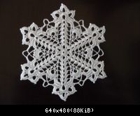 Cut-Glass Snowflake  moon flower
