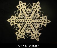 Cut-Glass Snowflake talikva