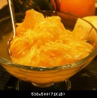 десерт из тыквы и апельсинов с медом