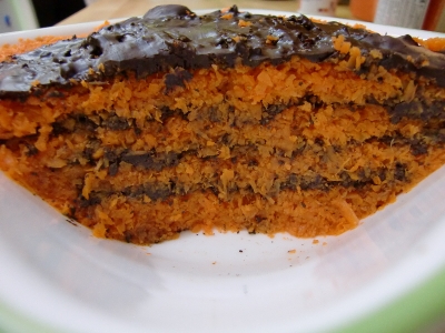 морковно-шоколадный торт 2