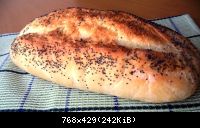 Блумер - английский хлеб с маком