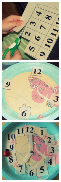 Часы из тарелки